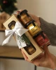 Новорічний подарунок з 3-х смаків медової пасти по 55 грамів КРАФТ. TM Honey life - зображення 2