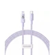 Кабель Baseus Gem Fast-Charging Data Cable USB-C to iP 20W 1m Nebula Purple (P10373001511-00) - зображення 1