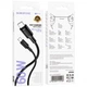 Кабель заряджання BOROFONE BX111 Type-C to Type-C (60W) швидка зарядка для пристроїв Чорний - зображення 2