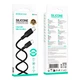 Кабель зарядки BOROFONE BX113 Silicone Type-C to Type-C (60W) (3А) fast charge (2M) швидка зарядка для телефона/смартфона Чорний - изображение 2