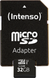 Karta pamięci Intenso microSDHC UHS-I Performance Class 10 32GB + adapter SD (3424480) - obraz 3