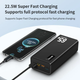 УМБ VHG M16 30000 mAh QC3.0+PD3.0 65W Laptop Power Bank, Black - зображення 5
