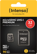 Карта пам'яті Intenso microSDHC UHS-I Premium Class 10 32GB + SD адаптер (3423480) - зображення 4