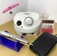 Фрезер для маникюра и педикюра Nail Drill DM-202 65 Вт 45000 об/мин Белый (аппарат для маникюра и педикюра) + Баф для шлифовки ногтей "лодочка" (100/240) - изображение 1