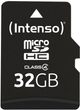 Карта памяти Intenso microSDHC Class 4 32GB + SD адаптер (3403480) - изображение 2
