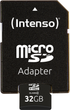 Карта памяти Intenso microSDHC Class 4 32GB + SD адаптер (3403480) - изображение 3