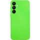 Чохол TPU GETMAN Liquid Silk Full Camera Samsung Galaxy S24 FE Салатовий / Neon Green - зображення 1