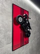 Арт Держатель Рамка 50x30 см. для Фирменного Конструктора Technic The Batman Batcycle / БЕТМЕН: БЕТЦИКЛ (42155) - Type-A - изображение 9