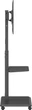 Підлогова стійка для телевізора OfficePro TVS302B 37"-75" Black - зображення 4