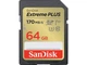 Карта пам'яті SanDisk 64 GB SDXC Class 10 UHS-I U3 V30 Extreme Plus (SDSDXW2-064G-GNCIN) - изображение 1