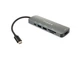 Мультипортовий адаптер Vinga USB Type-C Hub 6 in 1 (VHC6) - зображення 1