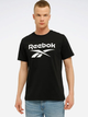 Koszulka męska bawełniana Reebok Identity Big 100070405 XL Czarna (4066763438968) - obraz 1