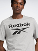 Футболка довга чоловіча Reebok Identity Big 100071173 2XL Сіра (4066763457501) - зображення 4