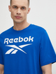 Футболка бавовняна довга чоловіча Reebok Identity Big 100071174 2XL Синя (4066763457563) - зображення 4