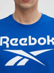 Футболка бавовняна довга чоловіча Reebok Identity Big 100071174 2XL Синя (4066763457563) - зображення 5