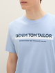 Футболка чоловіча Tom Tailor 1037653 S Блакитна (4067261188409) - зображення 5