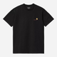 Koszulka męska bawełniana Carhartt WIP S/S American Script I029956-89XX XL Czarna (4064958087083) - obraz 4