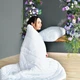 Ковдра IDEIA — Botanical Bamboo полегшена 140x210 полуторна (200 г/м2) - зображення 9