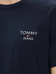 Koszulka męska bawełniana Tommy Jeans DM0DM18872-C1G L Granatowa (8720645866688) - obraz 5