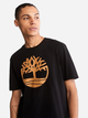 T-shirt męski bawełniany Timberland TB0A2C2R XXXL Czarny (195441718727) - obraz 4