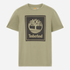 T-shirt męski bawełniany Timberland TB0A5WQQ L Khaki (194902955657) - obraz 5