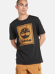 T-shirt męski bawełniany Timberland TB0A5WQQ S Czarny (194902955299) - obraz 1