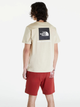 T-shirt bawełniany męski The North Face S/S Redbox NF0A87NPY1I M Beżowy (196575401745) - obraz 2