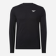 Лонгслів чоловічий Reebok Identity Small Logo Ls Tee 100070399 2XL Чорний (4066763731564) - зображення 5