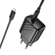 Сітковий зарядний пристрій Hoco CS24A 1USB-C PD/QC 25W+Type-C to Lightning Колір Чорний - зображення 3