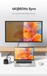 концентратор Baseus 7в1 Magnetic Wireless Charger для iPhone|Samsung|MacOS|Linux|Windows ( 4K 60Hz USB3.1 SD TF) - зображення 8