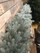 Голубая рождественская гирлянда из искусственной хвои литая Хвоя Traditional 120 см - - изображение 5