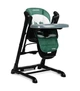 Крісло-гойдалка + стільчик для годування Caretero INDIGO Black Green - зображення 2
