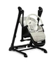 Крісло-гойдалка + стільчик для годування Caretero INDIGO Black Grey - зображення 4