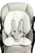 Крісло-гойдалка + стільчик для годування Caretero INDIGO Black Grey - зображення 9