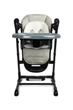 Крісло-гойдалка + стільчик для годування Caretero INDIGO Black Grey - зображення 14