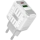 Сетевое зарядное устройство Hoco C135A Rock QC3.0 (20W) - White - изображение 1