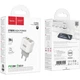Сетевое зарядное устройство Hoco C135A Rock QC3.0 (20W) - White - изображение 5