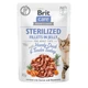 Корм Brit Care Cat Fillets In Jelly Duck and Turkey вологий з качкою та індичкою для стерилізованих котів 85 гр - зображення 1