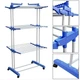 Вертикальная сушилка для белья до 50 кг Garment rack with wheels складная - изображение 7