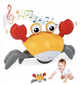 Краб со звуковыми и световыми эффектами Cartoon Crab HX155C Оранжевый - изображение 3
