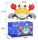 Краб со звуковыми и световыми эффектами Cartoon Crab HX155C Оранжевый - изображение 4