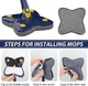 Квадратная швабра для уборки дома Mop - изображение 2
