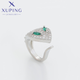 Сережка на одне вухо кафа Кобра на середину хрящика Xuping platinum plated - изображение 4