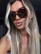 Солнцезащитные очки No Brand авиатор Casual леопардовые коричневые - изображение 5