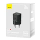 Мережевий зарядний пристрій Baseus GaN5 Fast Charger(mini) 1C 20W EU Black (CCGN050101) - изображение 5