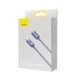 Кабель Baseus Crystal Shine Series Fast Charging Data Cable Type-C to iP 20W 2m Purple (CAJY000305) - изображение 7