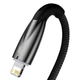 Кабель Baseus Glimmer USB Type A - Lightning 2 м Black (CADH000301) - изображение 4