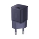 Мережевий зарядний пристрій 1x Type-C з швидкою зарядкою GaN5 Fast Charger 30W блок живлення фіолетовий, Baseus (P10162504523-00) - зображення 1
