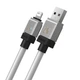 Кабель Baseus CoolPlay Series Fast Charging Cable USB to iP 2.4A 1m White (CAKW000402) - изображение 3