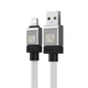 Кабель Baseus CoolPlay Series Fast Charging Cable USB to iP 2.4A 1m White (CAKW000402) - изображение 5